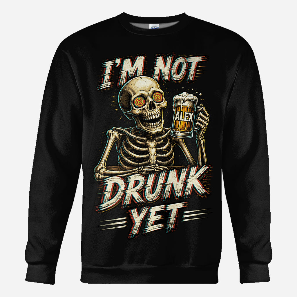Ich bin noch nicht betrunken - Personalisierte Bier-Allover-Shirt