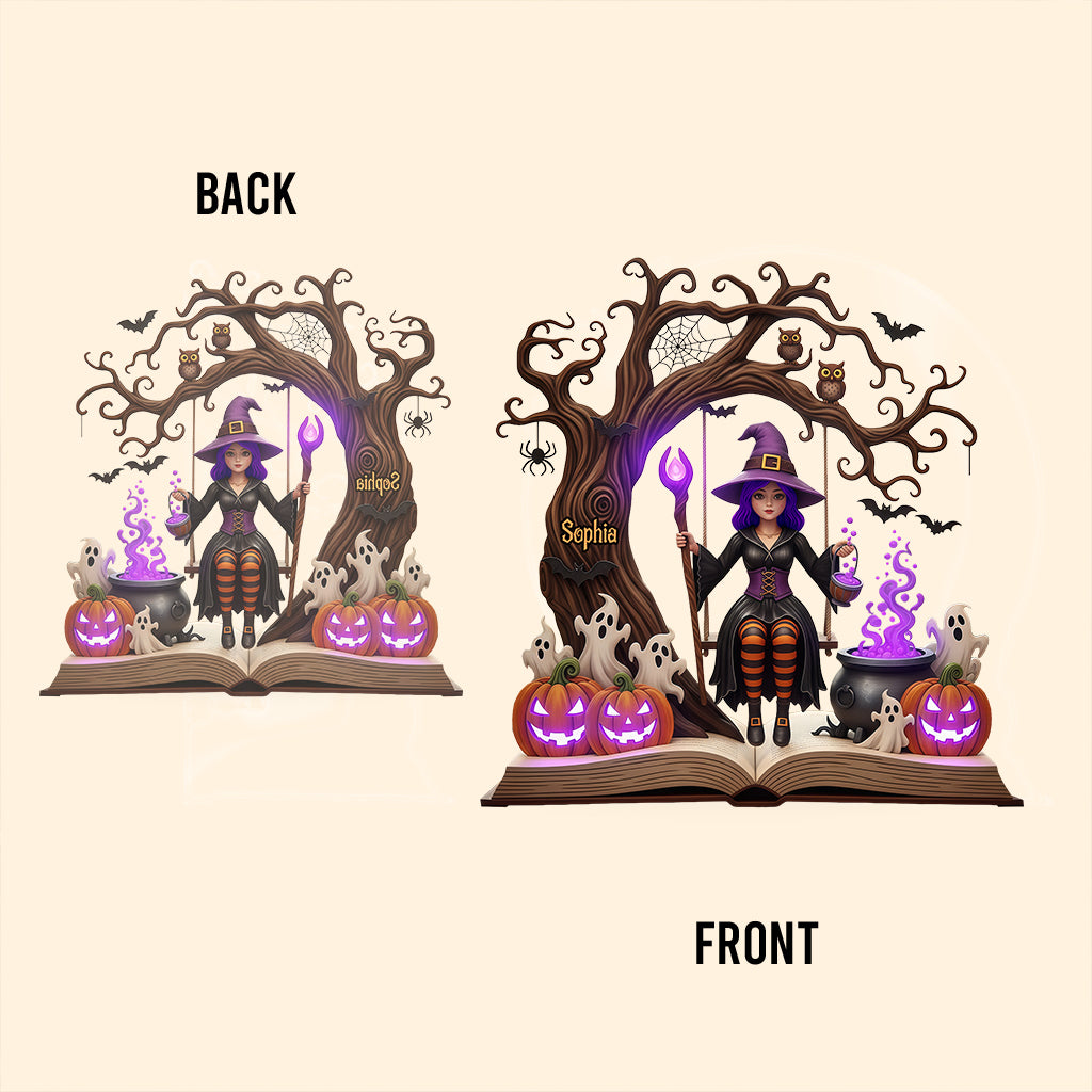 Magical Witch - Personalized Witch Custom Shaped Acrylic Plaque