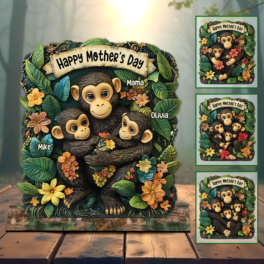 Mother of Little Monkeys - Personalized Mother 1 Layered Big Freestanding