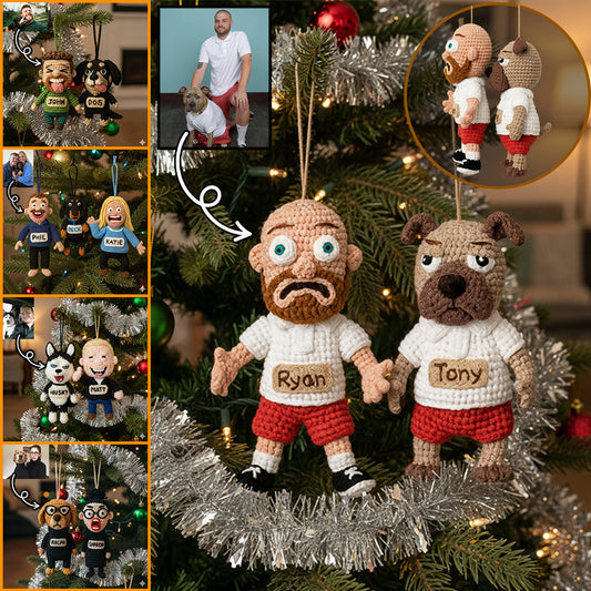 Fröhliche Weihnachten für die Fellnasen – Personalisierter, handgefertigter Hunde-Hakenschmuck