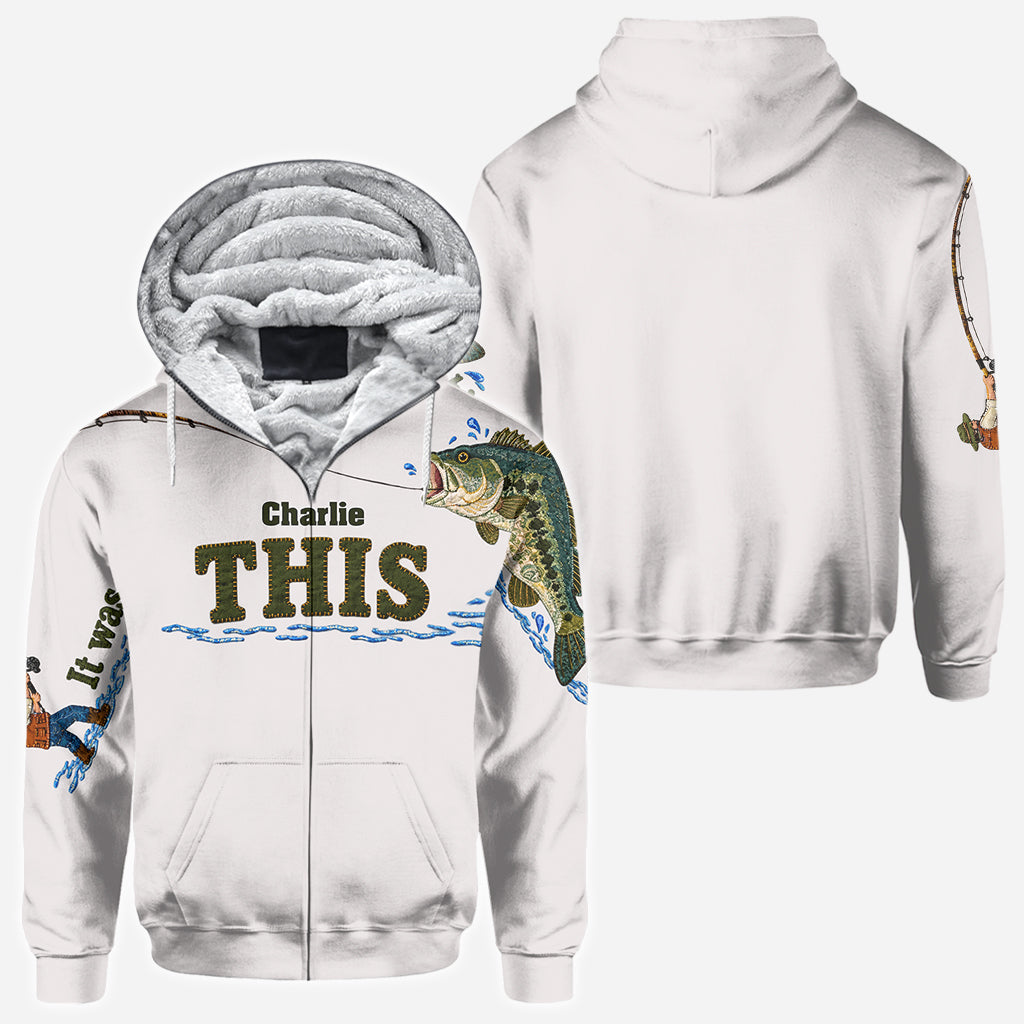 Ask Me How Big It Was - Personalized Fishing All Over Shirt
