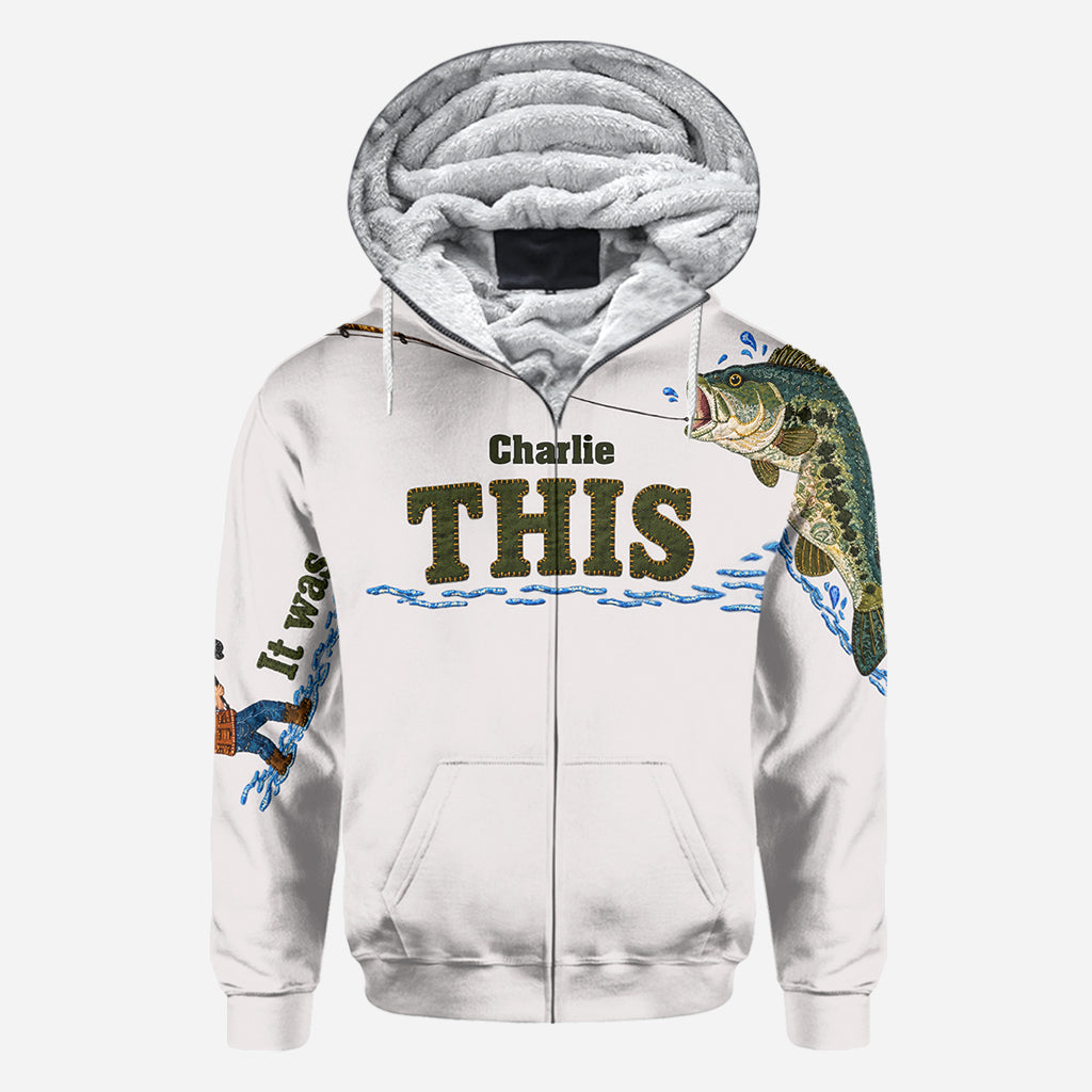 Ask Me How Big It Was - Personalized Fishing All Over Shirt
