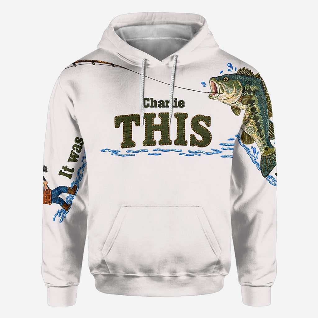 Ask Me How Big It Was - Personalized Fishing All Over Shirt