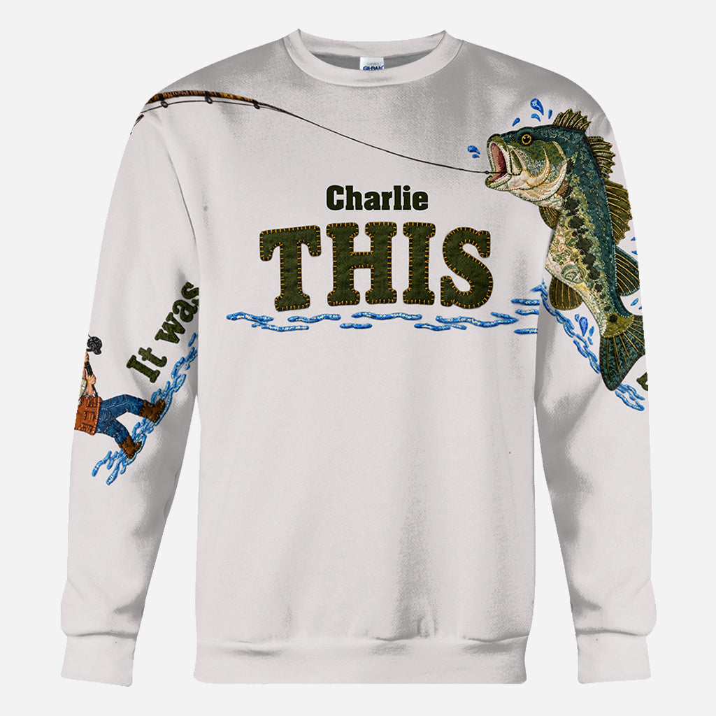 Ask Me How Big It Was - Personalized Fishing All Over Shirt