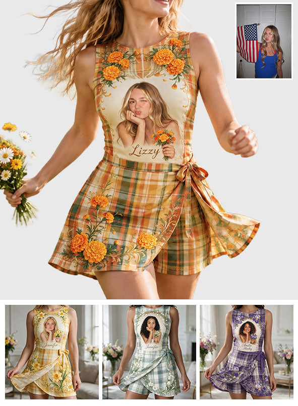 Love Yourself - Personalized Self Love Wrap Skort Dress