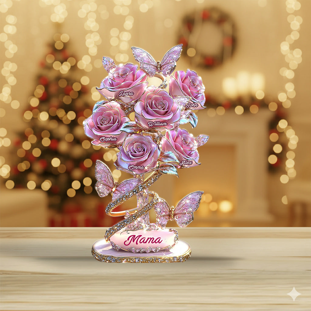 My Garden Christmas Gift For Mom, Grandma,... - Personalized Custom Shaped Acrylic Plaque