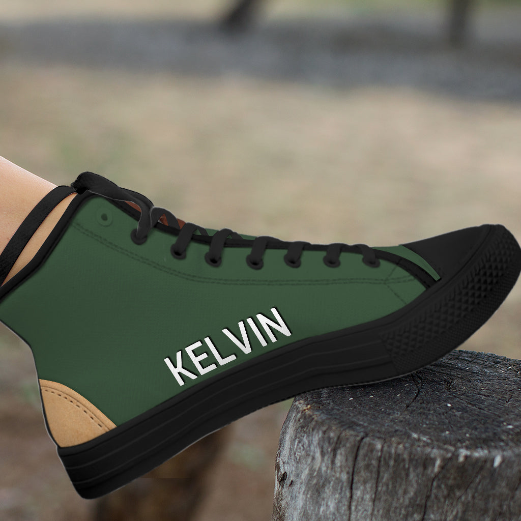 Camping Crew – Personalisierte Camping-High-Top-Schuhe