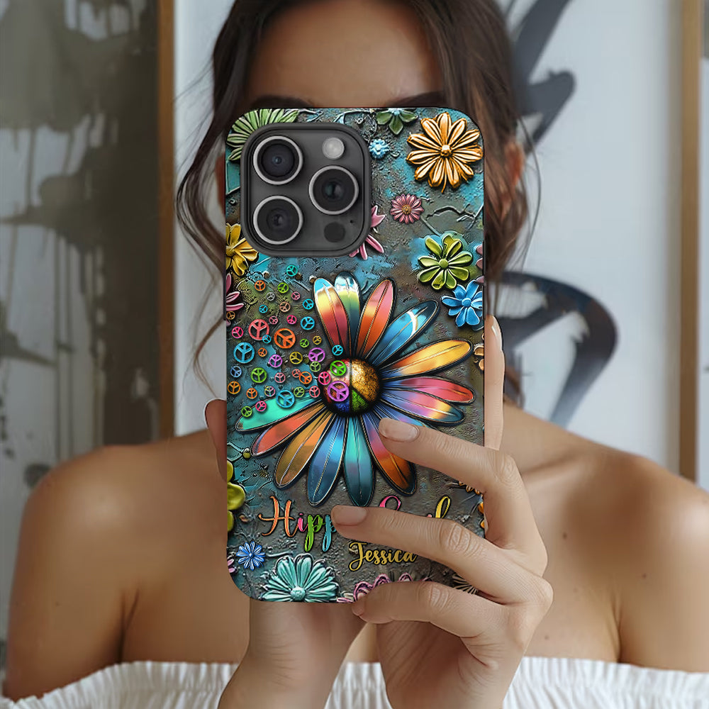 Hippie Soul – Personalisierte Handyhülle mit Hippie-Vollbilddruck