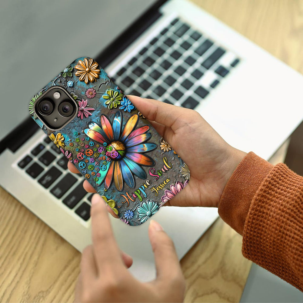 Hippie Soul – Personalisierte Handyhülle mit Hippie-Vollbilddruck