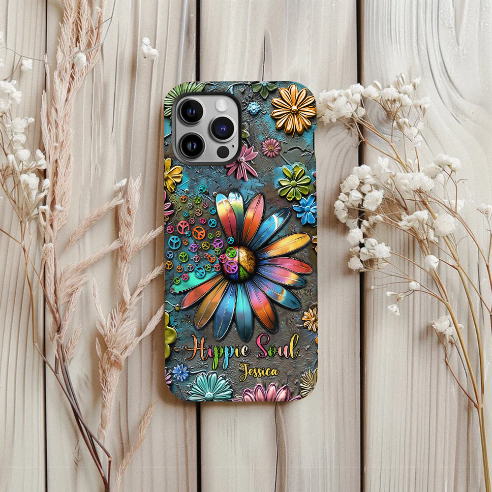 Hippie Soul – Personalisierte Handyhülle mit Hippie-Vollbilddruck