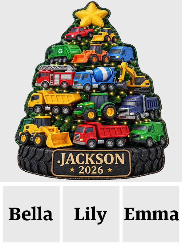 Machines And Vehicles - Personalized Kid Shaped Fleece Blanket