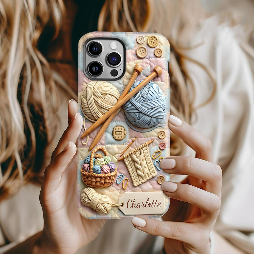 Love Sewing - Personalized Sewing Full Print Phone Case