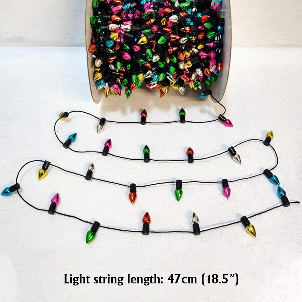 Lustiges Kollegen Ornament mit echtem Weihnachtslichter - Personalisiertes Miniaturlicht Ornament