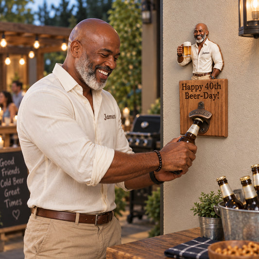 Happy Beerthday - Personalisierter Flaschenöffner für Geburtstage