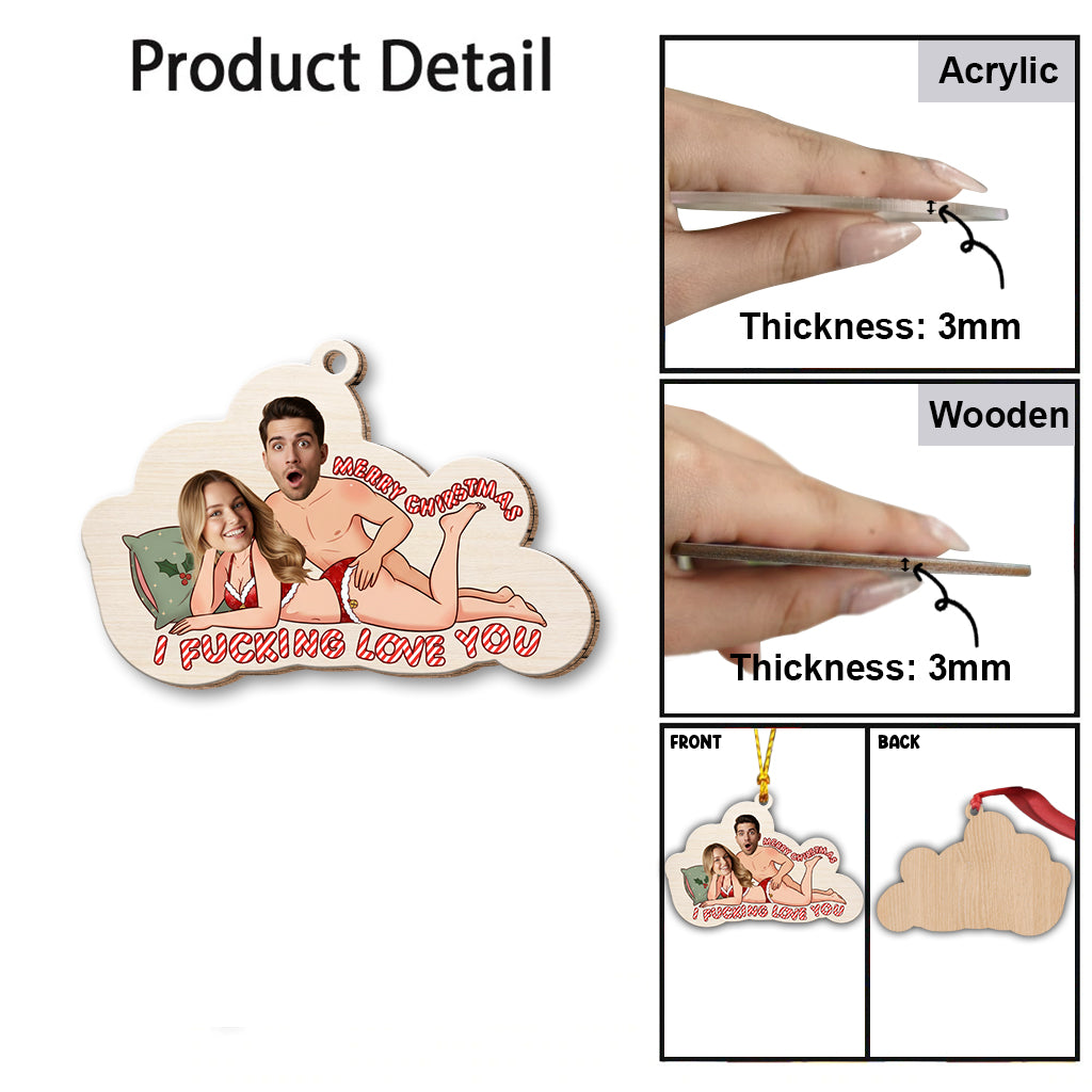 Spicy Couple Love - Personalized Couple Ornament