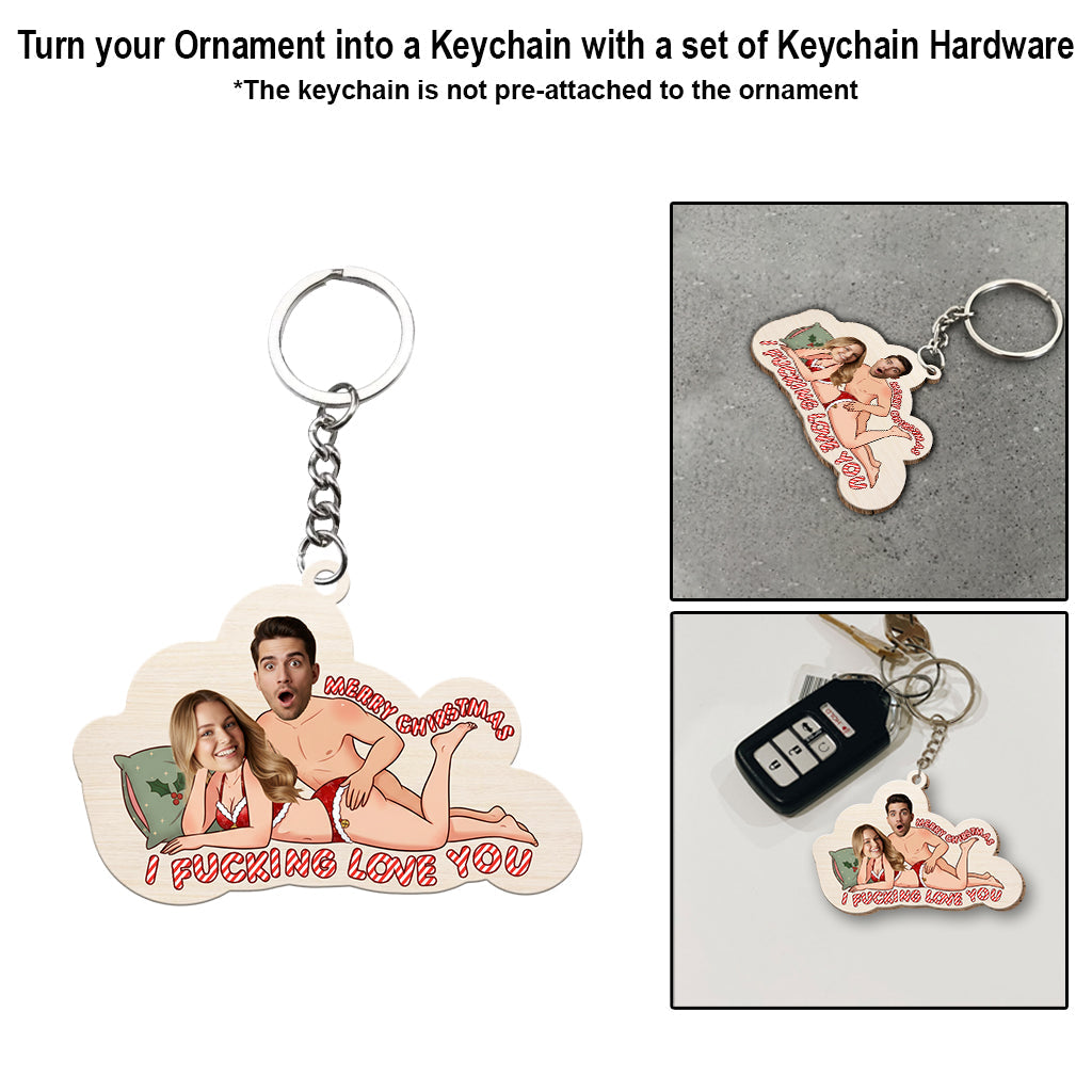 Spicy Couple Love - Personalized Couple Ornament