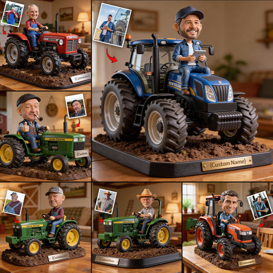 Witziges Geschenk für Landwirte – Personalisierte Acrylplakette in Bauernform