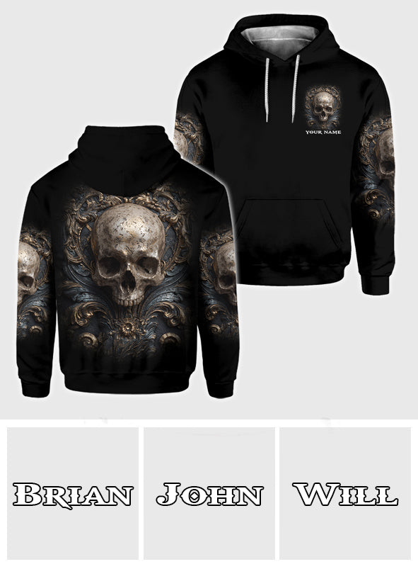 Metalic Skull - Personalized Skull All Over Shirt
