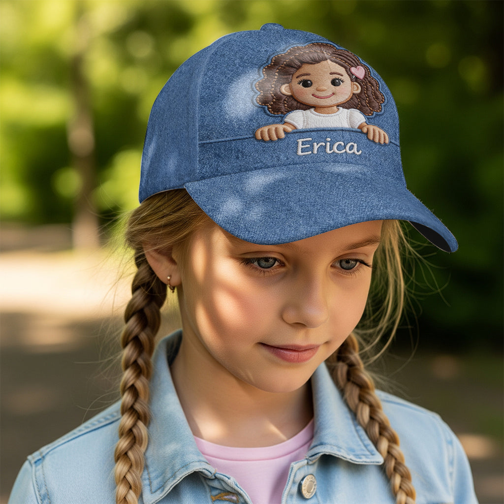 Beliebiges Foto - Personalisierte Kinder-Klassikkappe
