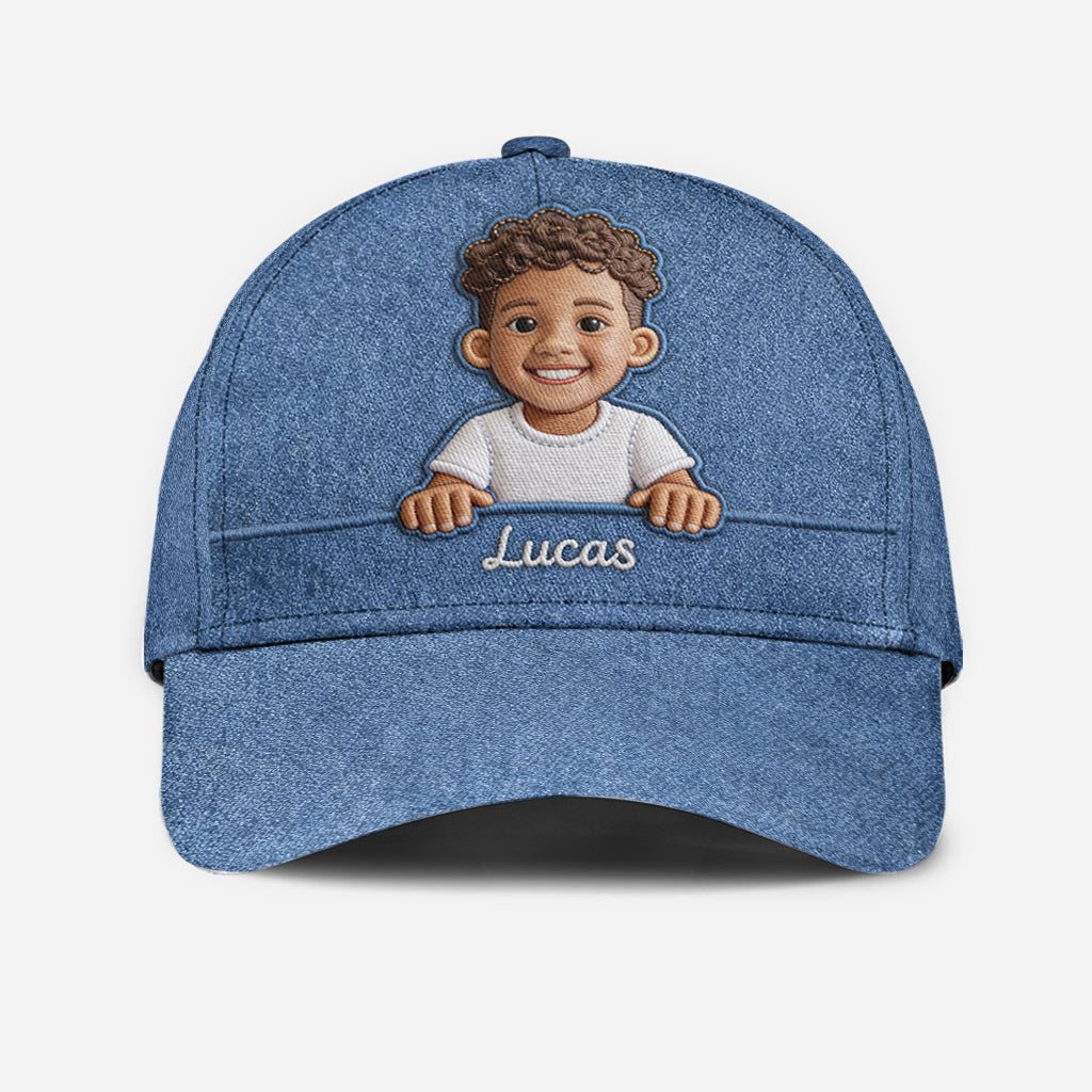 Beliebiges Foto - Personalisierte Kinder-Klassikkappe