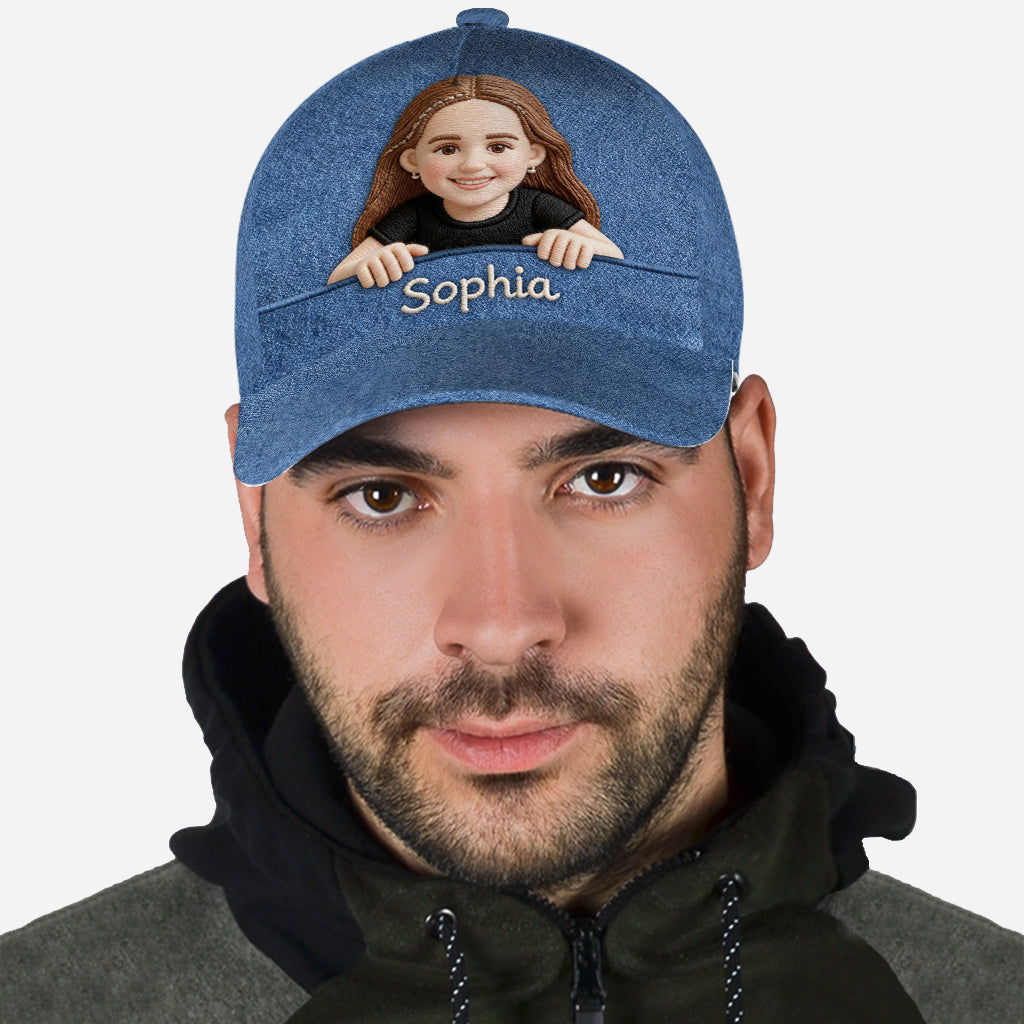 Beliebiges Foto - Personalisierte Kinder-Klassikkappe