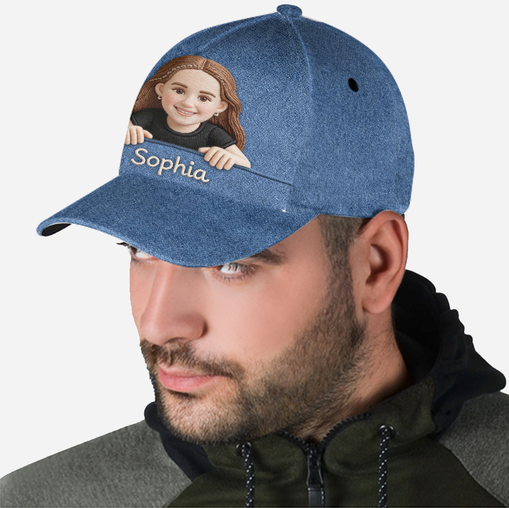 Beliebiges Foto - Personalisierte Kinder-Klassikkappe