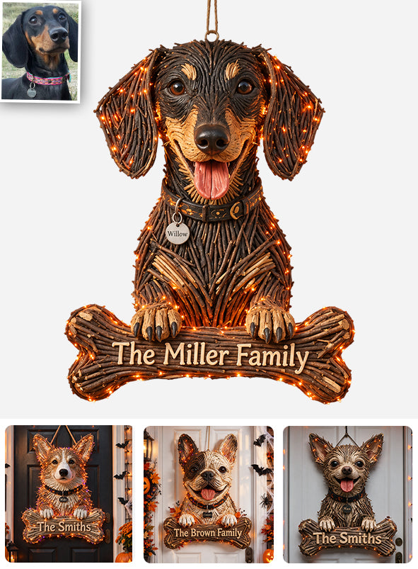 Hund Halloween - Personalisierte Hund LED Licht Acrylschild