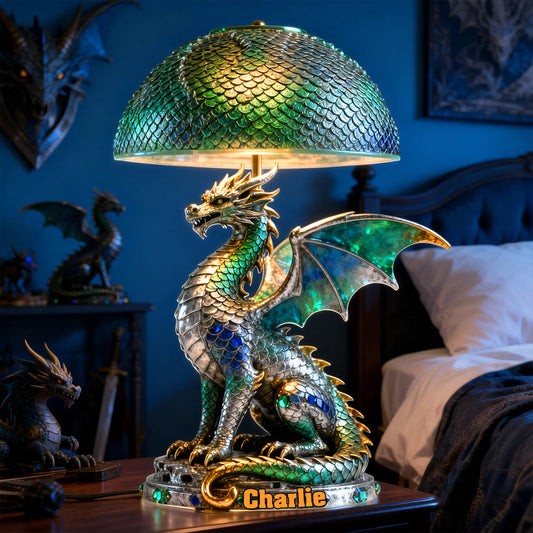 Herr der Lüfte – Personalisierte Drachen-LED-Nachtleuchte aus Acryl