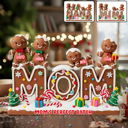 Mein perfektes Weihnachtsgeschenk für Mama, Oma,... - Personalisierte Acrylplakette in Sonderform für Oma