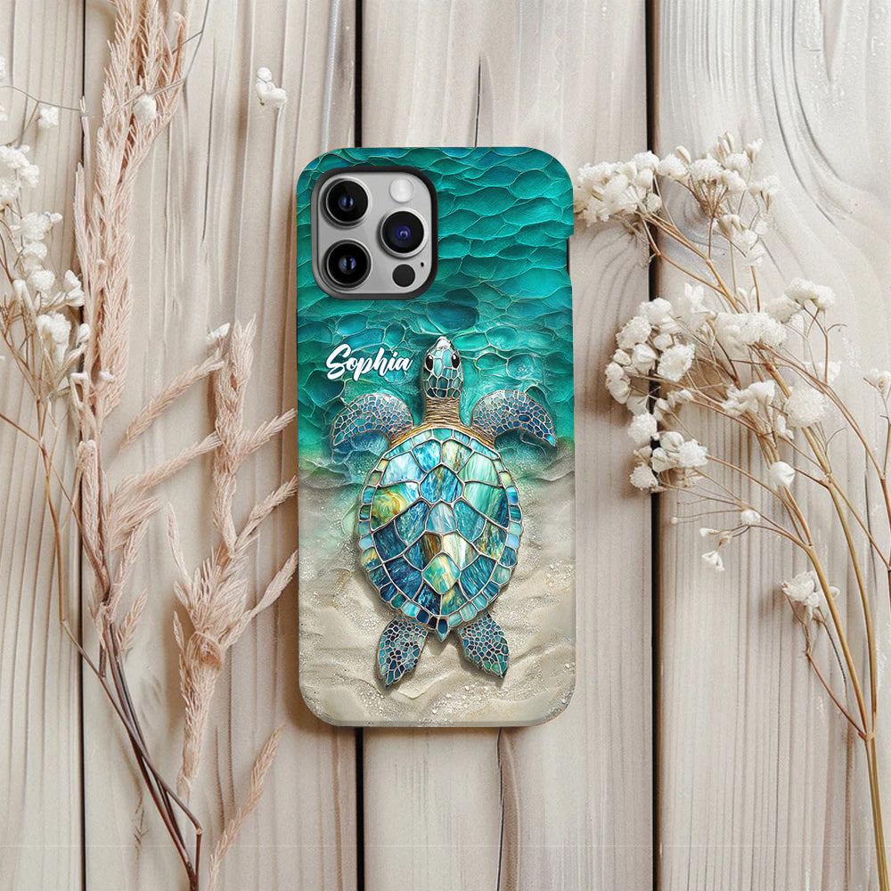 Sea Turtle Lovers - Personalized Turtle Full Print Phone Case