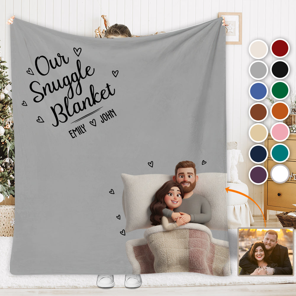 Our Snuggle Blanket - Personalized Couple Blanket