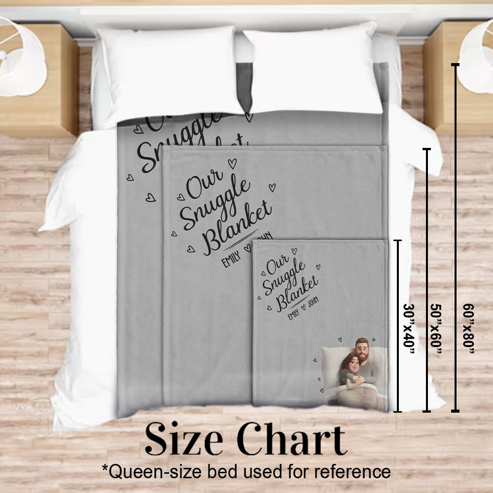 Our Snuggle Blanket - Personalized Couple Blanket
