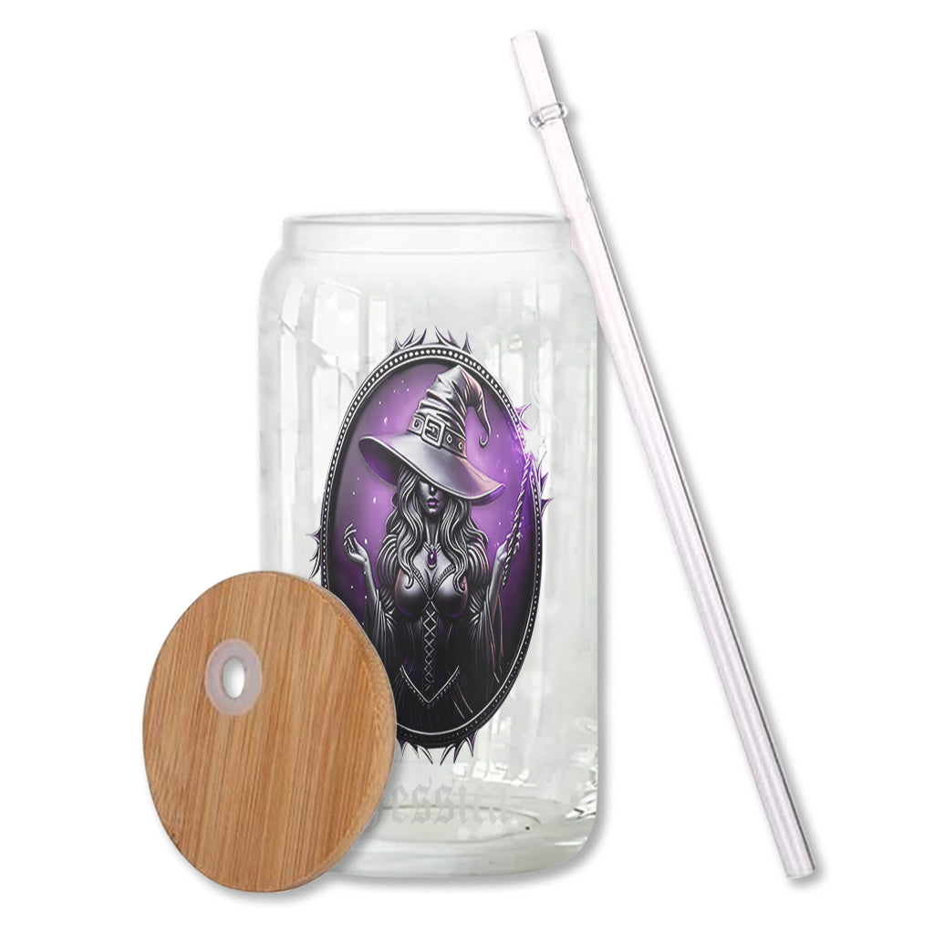 Beautiful Witch - Personalized Witch Can Glass