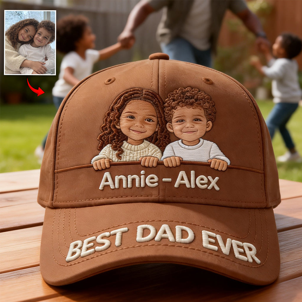 Cadeau parfait pour la fête des pères - Casquette classique personnalisée