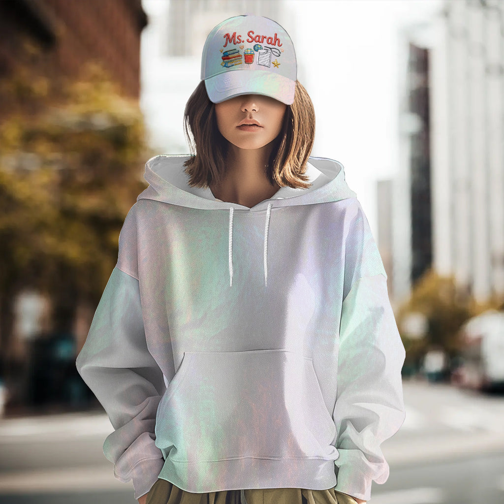 Back To School - Personalized Teacher All Over Print Hoodie & Classic Cap