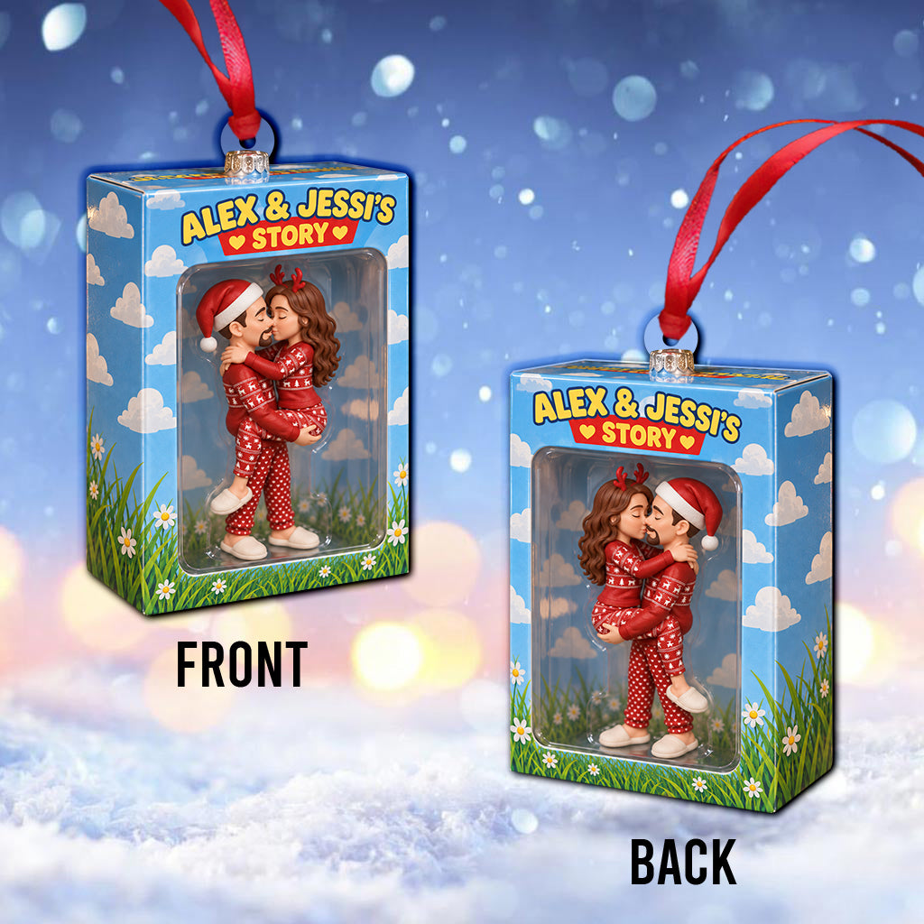 Unsere Geschichte - Personalisierte Paar Ornament