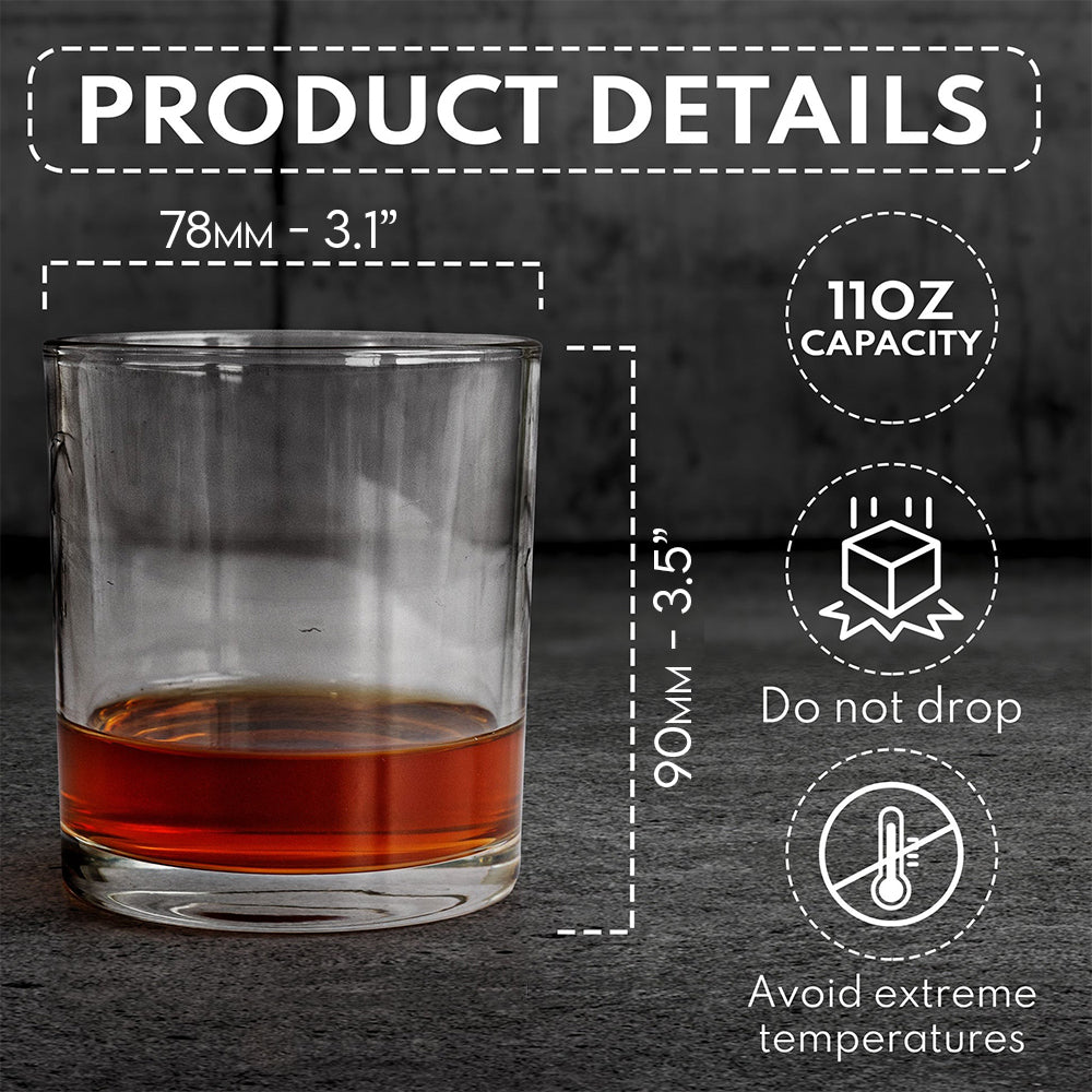 Unique Gift For Him, Couple Anniversary Gift - Personalized Couple Whiskey Glass