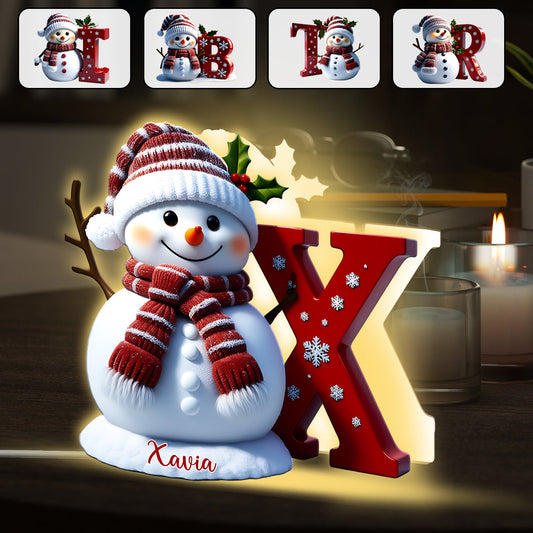 Frohe Weihnachten – Personalisierte Acryl-LED-Nachtleuchte für die ganze Familie