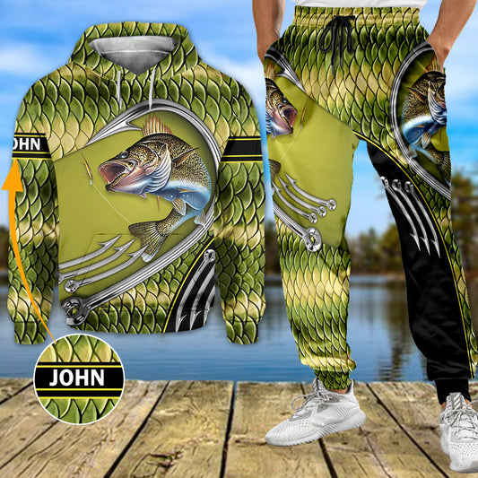 Love Fishing - Personalized Fishing Hoodie and Sweatpants