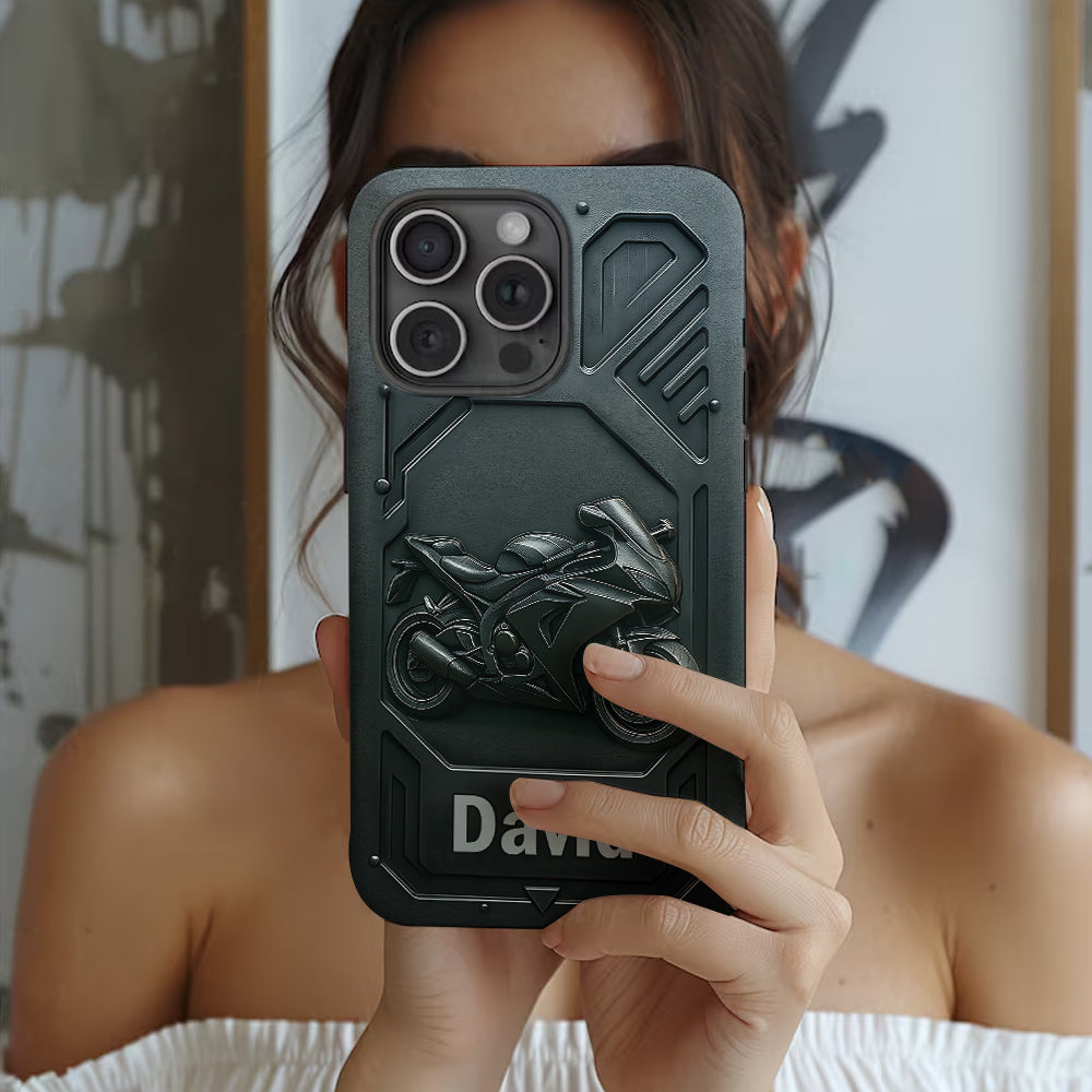 Cool Cruiser / Sportbike - Personalized Biker Full Print Phone Case