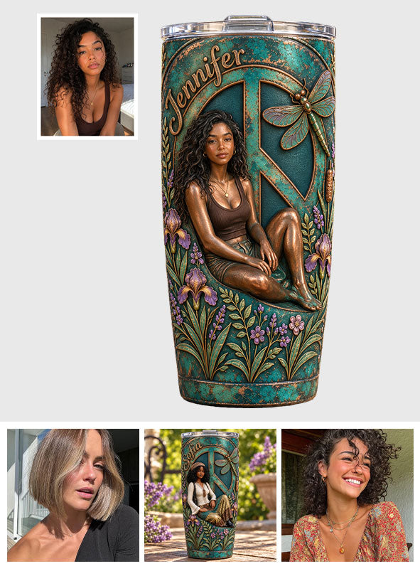 Hippie Souls - Personalized Hippie Tumbler