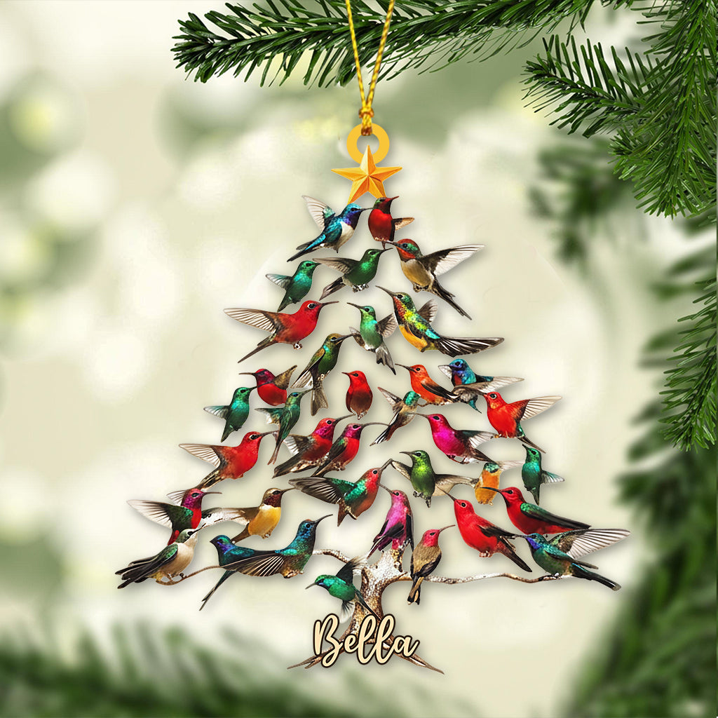 Colibri amoureux - Ornement colibri personnalisé