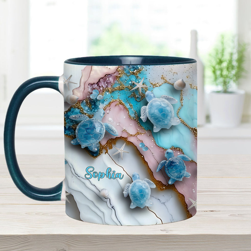 Love Turtles - Personalized Turtle Accent Mug