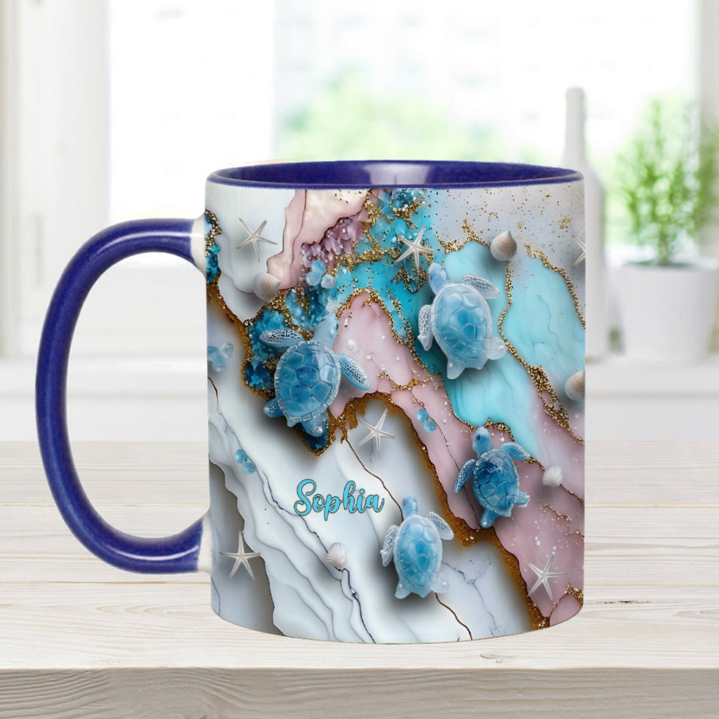 Love Turtles - Personalized Turtle Accent Mug
