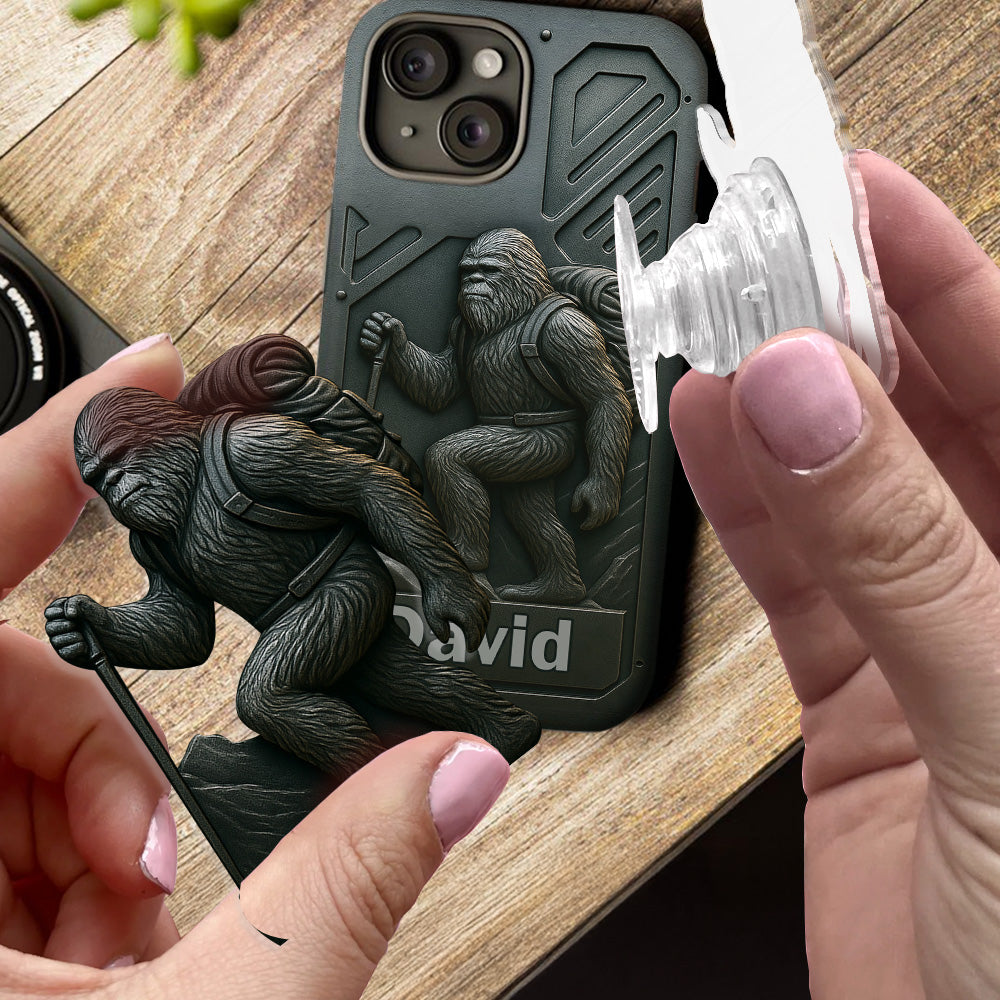 Sasquatch - Coque de téléphone personnalisée avec motif intégral de randonnée