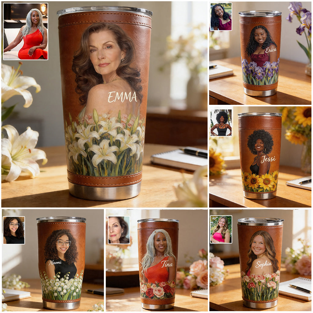 Individuelles Foto, jede Blume - Personalisierter Selbstliebe-Becher
