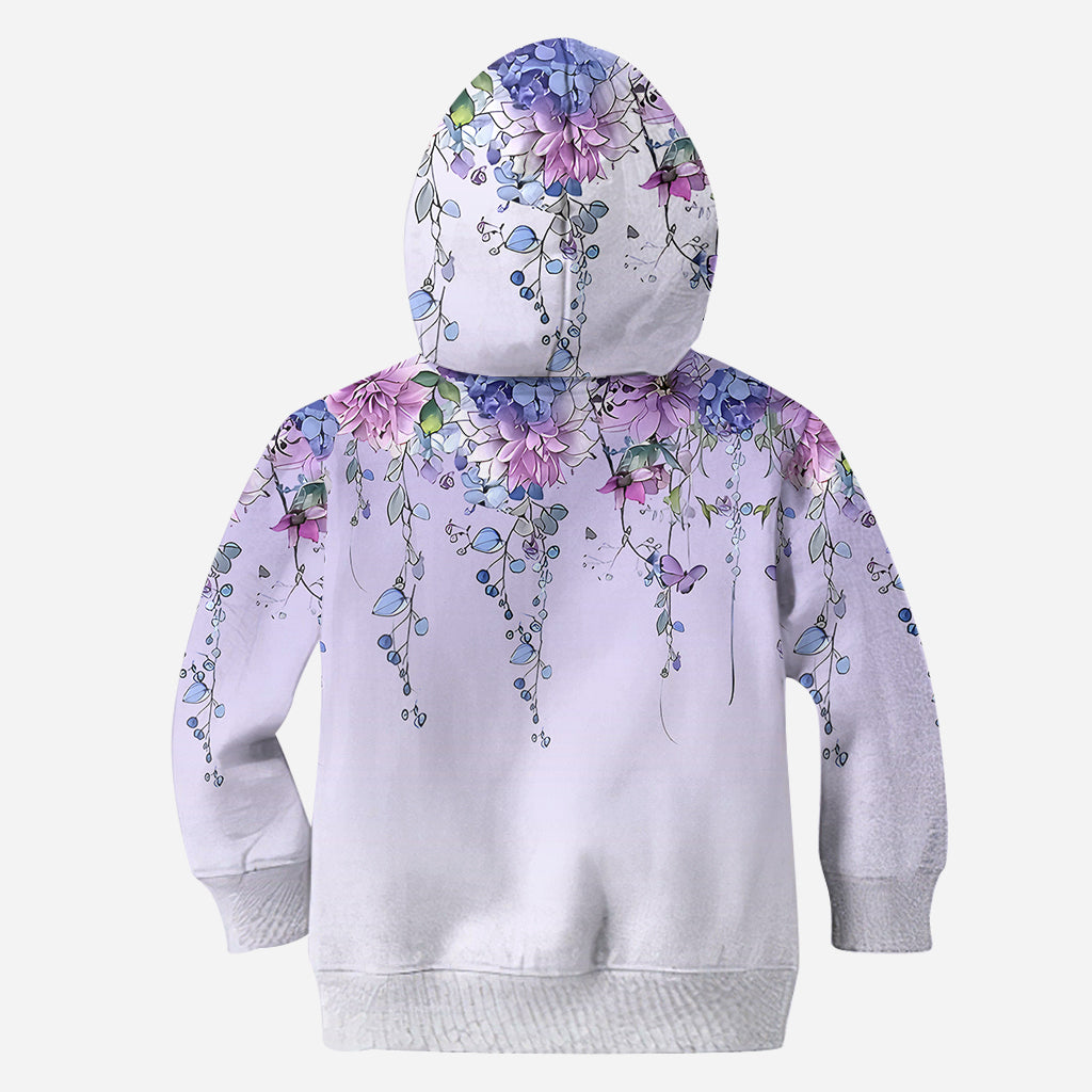 Grandma And Children Butterfly - Personalized Grandma All Over Shirt