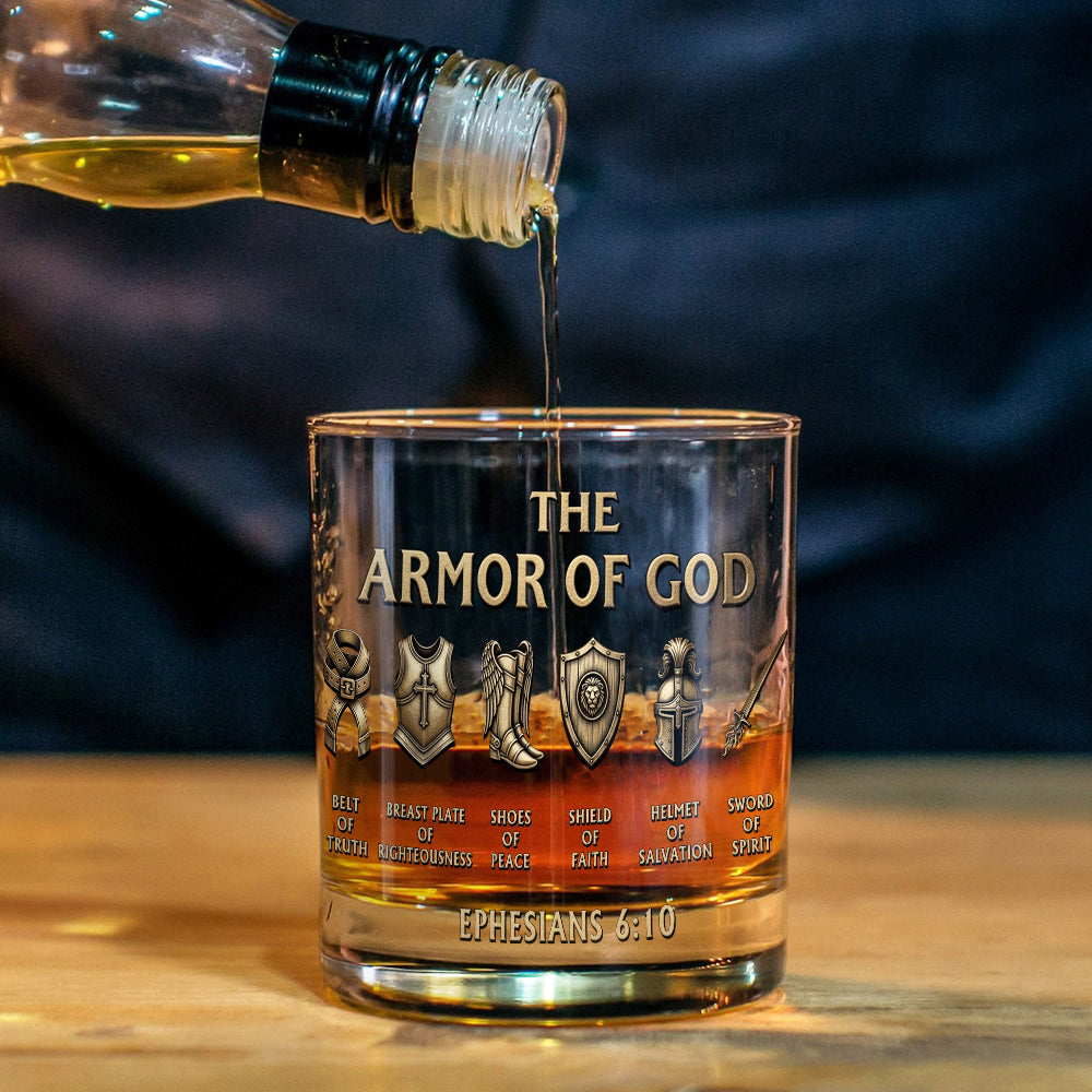 Amor Of God - Verre à whisky chrétien personnalisé