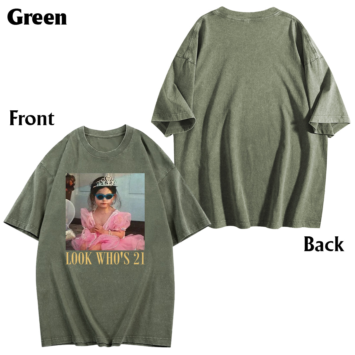 Happy Birthday - Personalized Birthday Wash T-Shirt