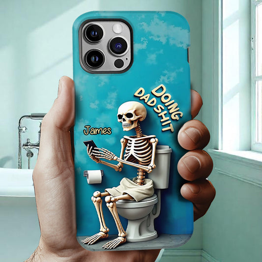 Doing Dad Shit - Personalized Father Full Print Phone Case